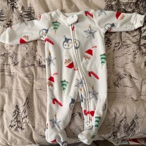 Carter's Holiday Print Kids One Piece